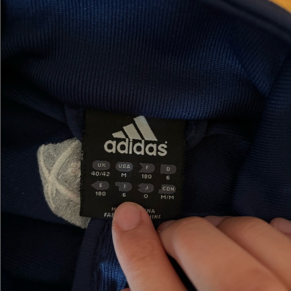 Vintage adidas jacket size medium large - Picture 2 of 6